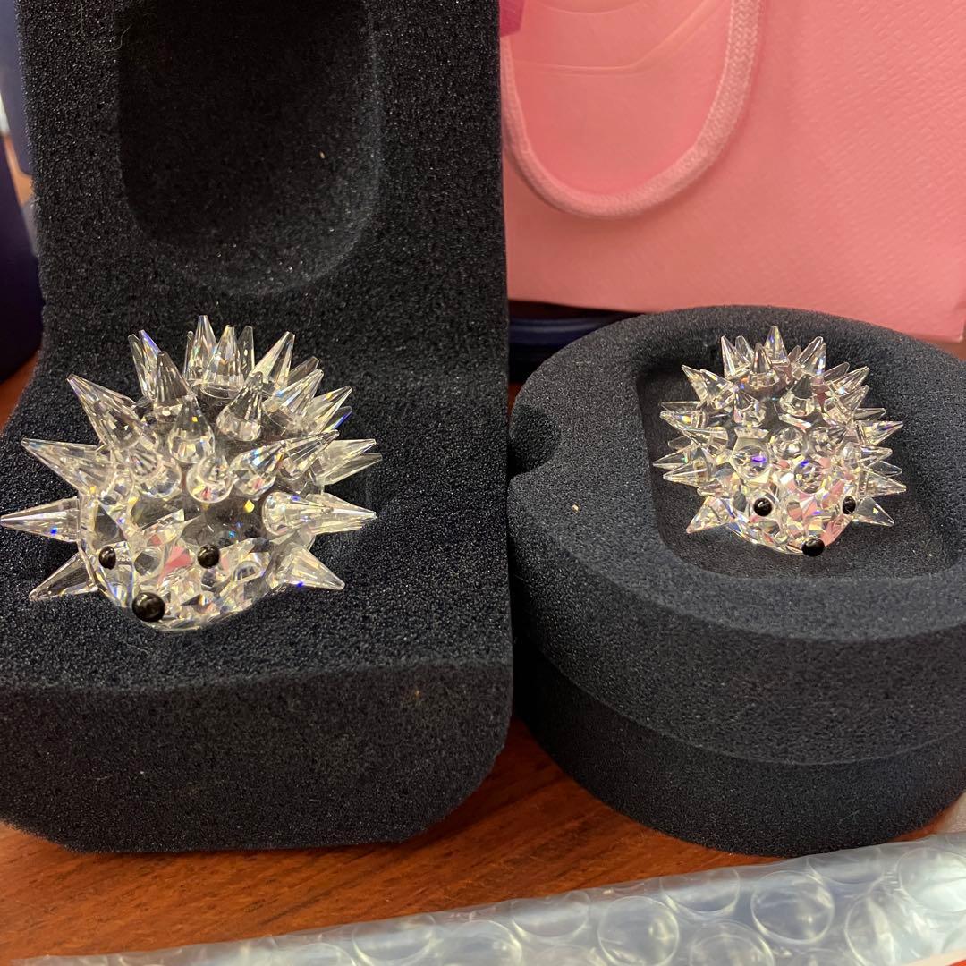 Swarovski ハリネズミ 2個セット