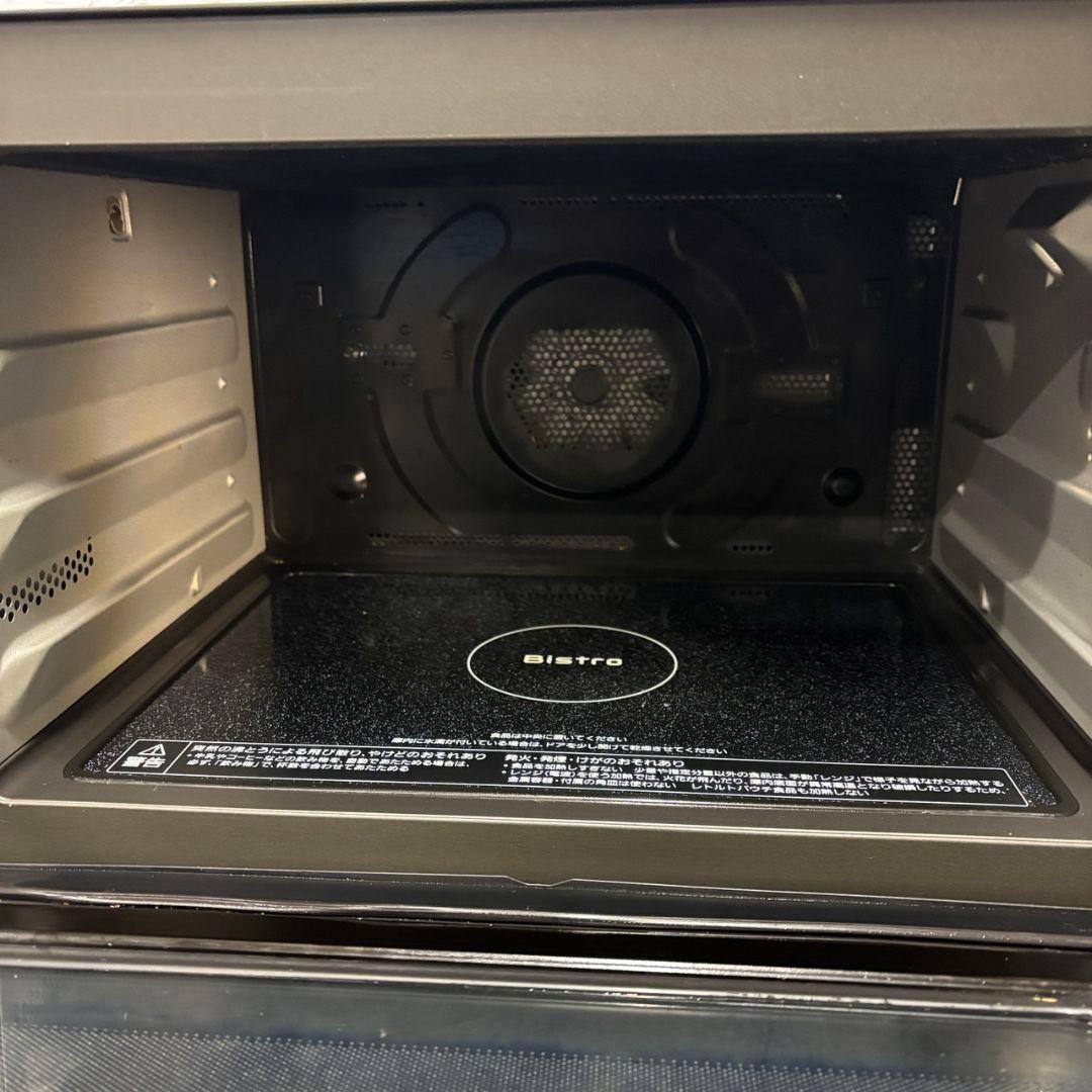 127　Bistro　電子レンジ　スチームオーブン　安い　綺麗　黒　送料無料