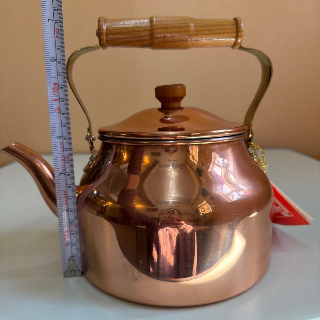 銅製 やかん 2.5L ヨーロピアンケトル カクセー