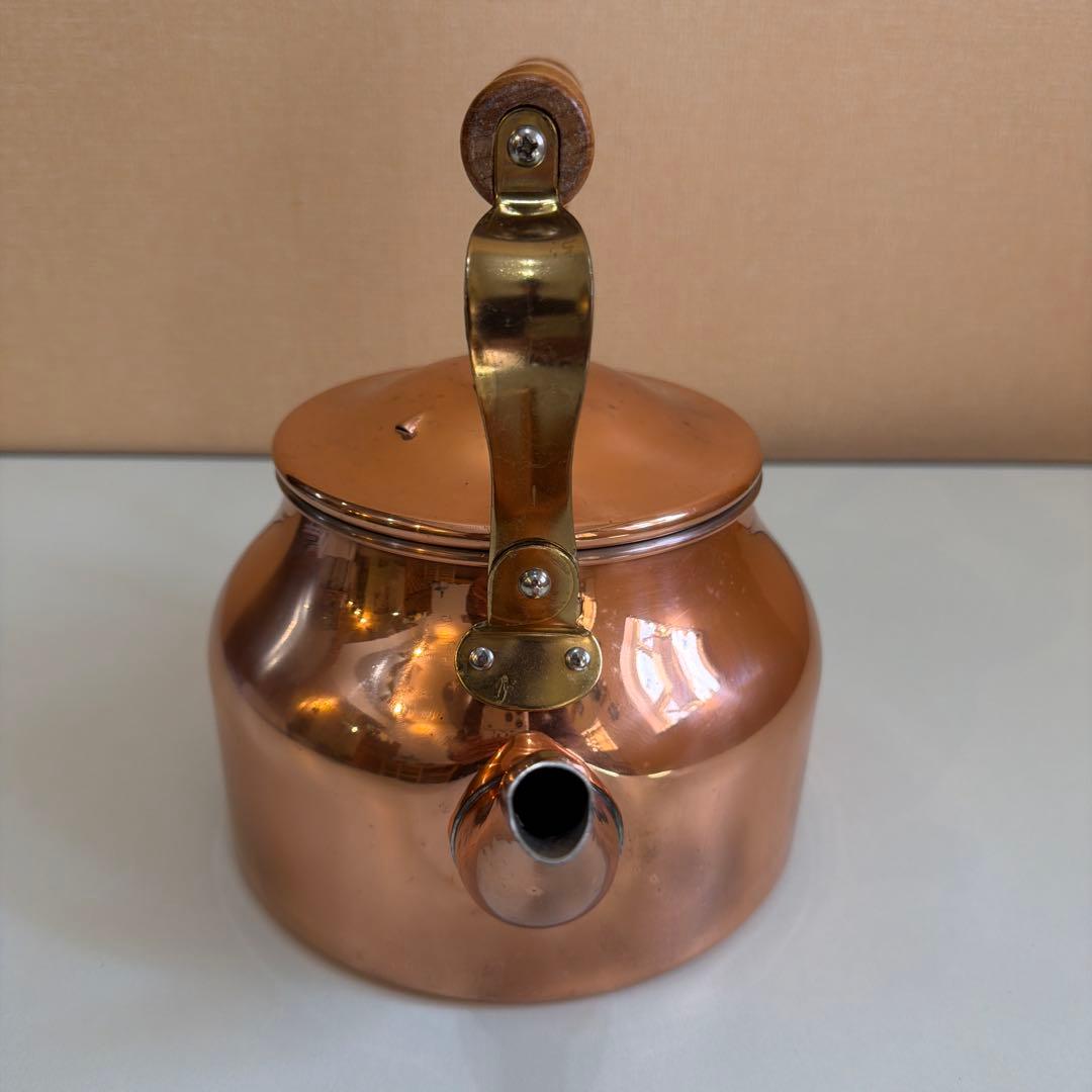銅製 やかん 2.5L ヨーロピアンケトル カクセー