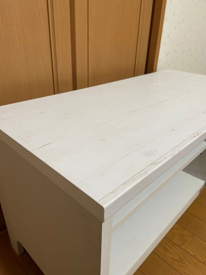 本日限定値下げ！　テレビ台　オシャレ　ニトリ　収納　棚　ブルー