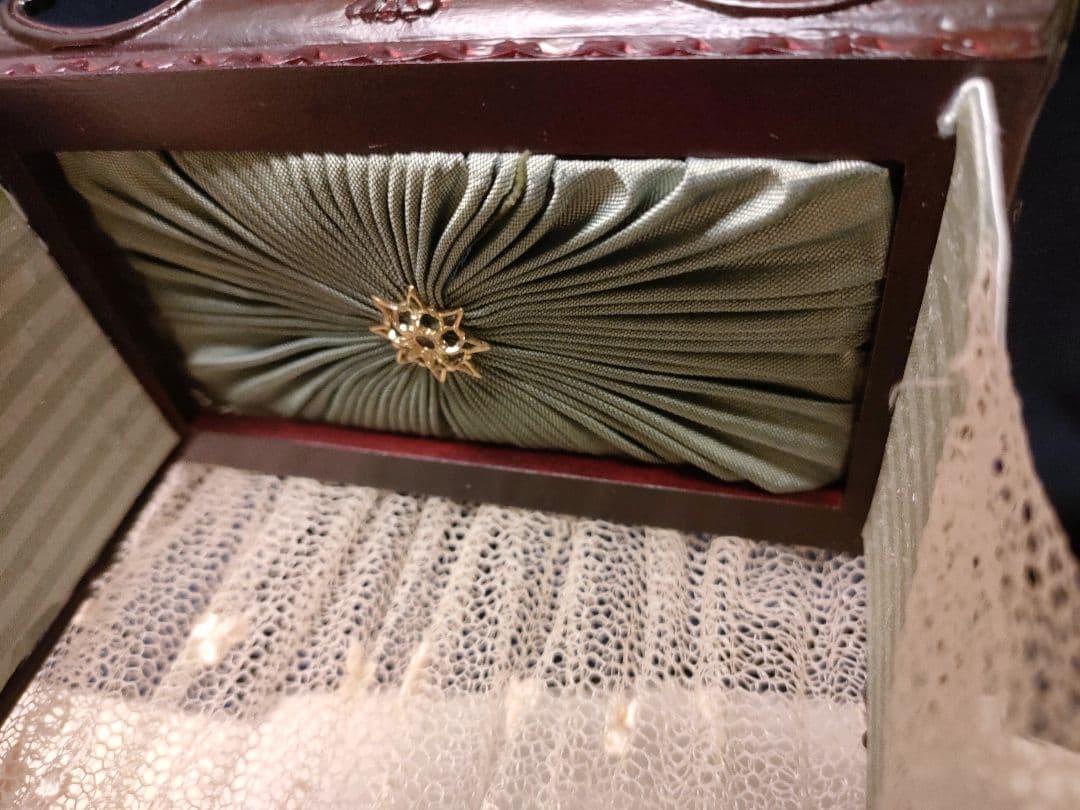 ミニチュア家具　1/12　天蓋ベッド　べスパック製家具　ドールハウス作家作品