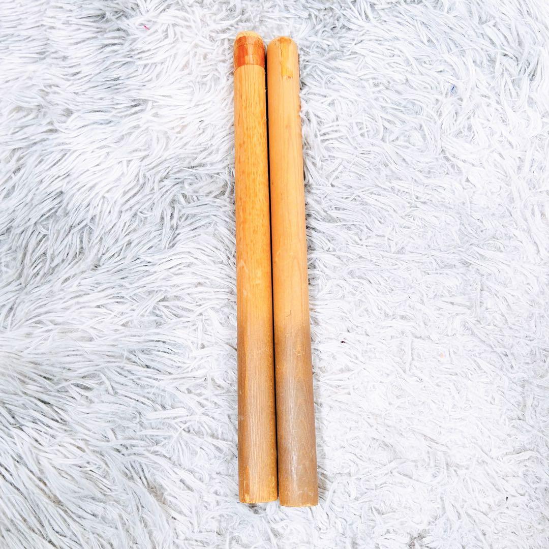 【希少】太鼓　締太鼓　和楽器　バチ　台座　和太鼓　3点セット