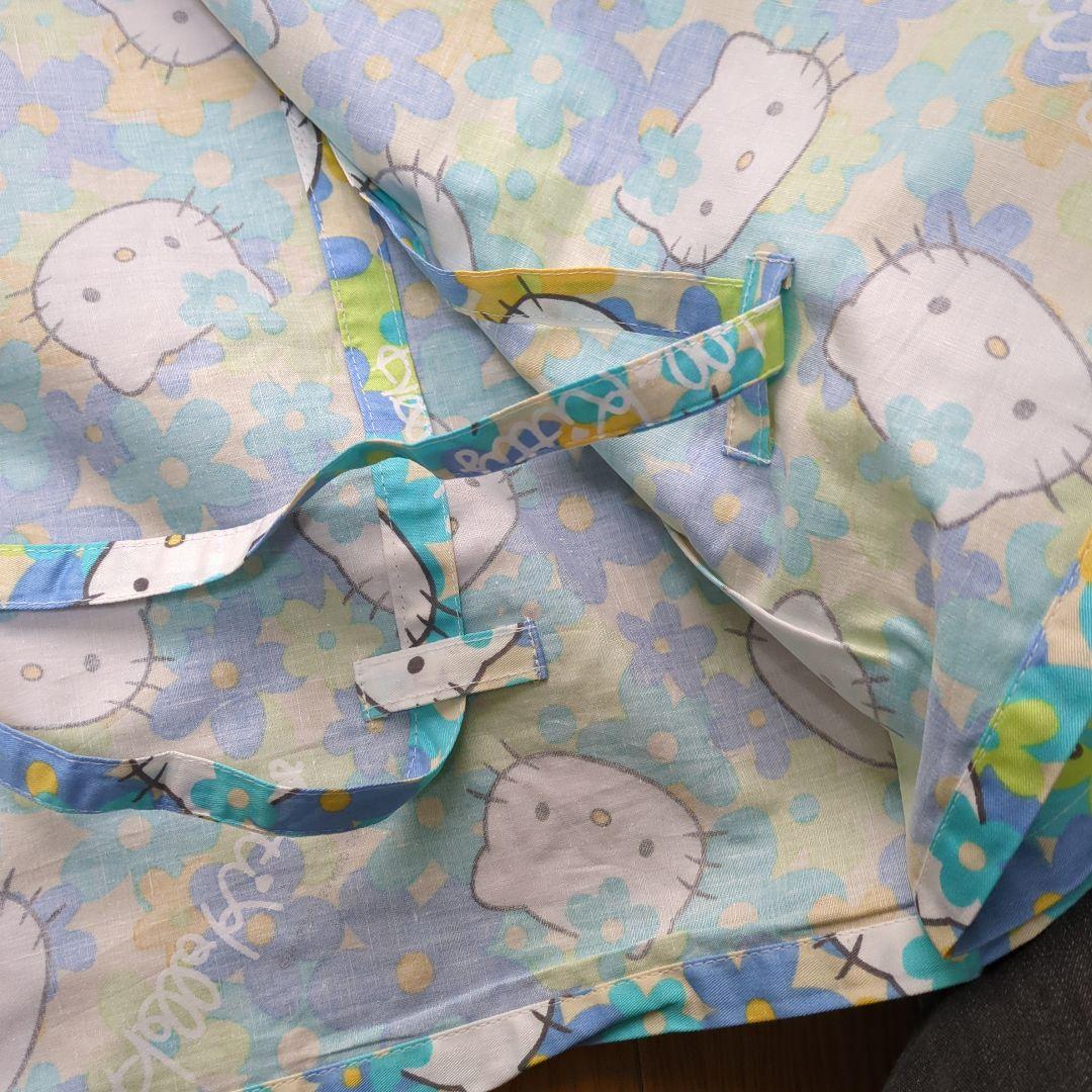 d*7様 希少★当時物★カオハナキティ生地★Hello Kitty テーブルクロ