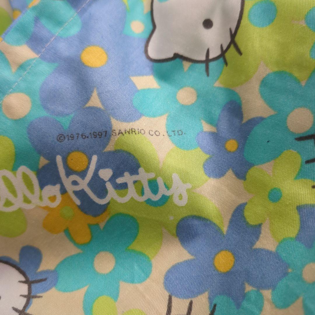 d*7様 希少★当時物★カオハナキティ生地★Hello Kitty テーブルクロ