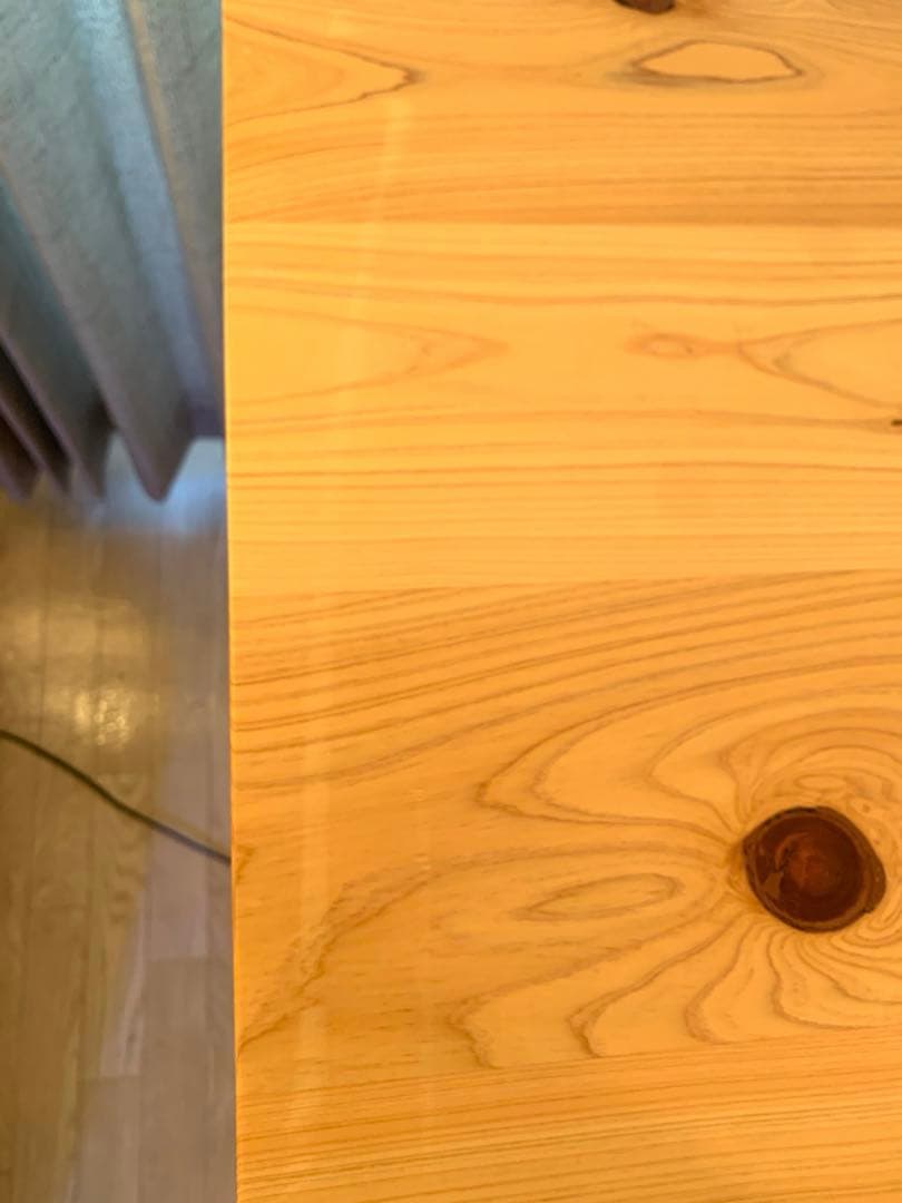 yyyyy　KANADEMONO無垢材ナチュラル天板 x スマート電動昇降