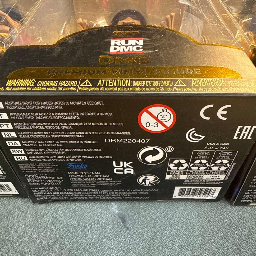 【正規品 未開封】RUN DMC ファンコ Gold Premium 3体セット