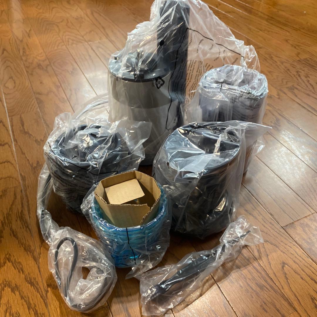 ゆうの【新品】Panasonic 低速ジューサー MJ-L500-S