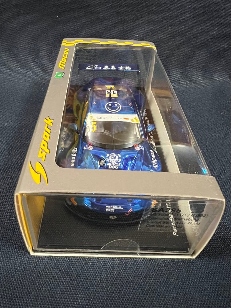 ミニカー Spark 1/43 Porsche 911GT3R 992 Macau #15