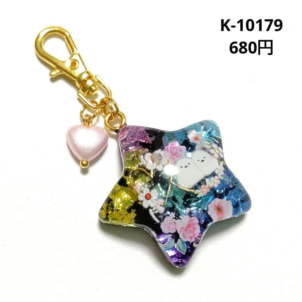 専用商品K-10179 スターチャーム(シマエナガ 薔薇 ハート)