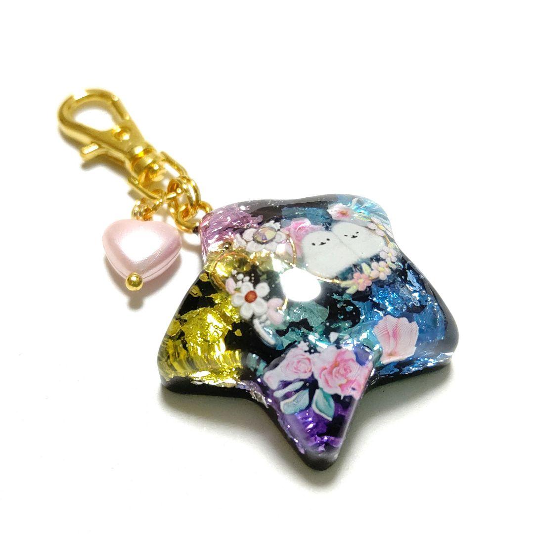 専用商品K-10179 スターチャーム(シマエナガ 薔薇 ハート)
