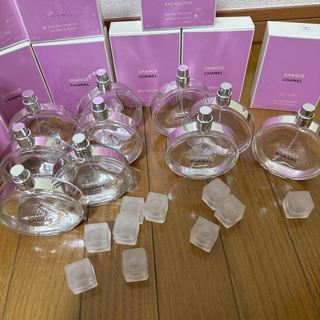 【香水空瓶】シャネル チャンスシリーズ 10点