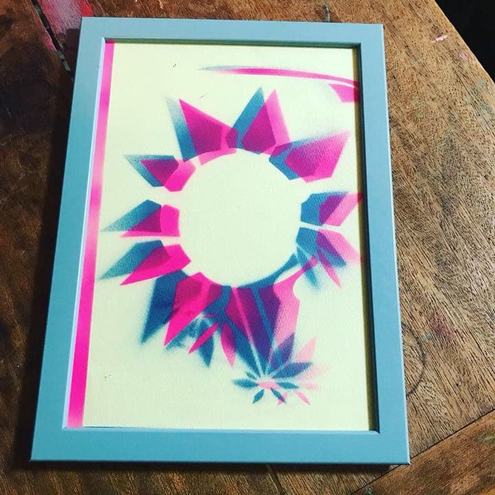 ステンシルアート