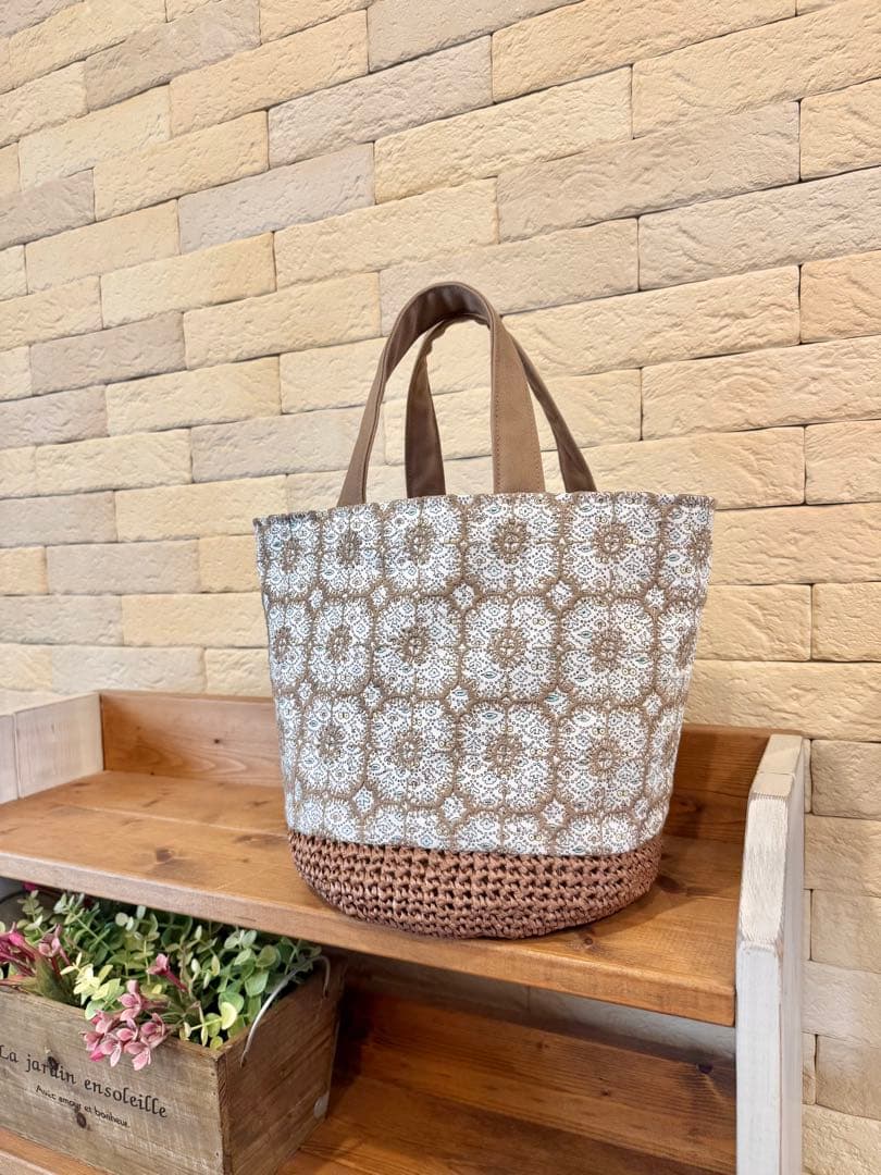 バケツトート＊ミナペルホネン　anemone