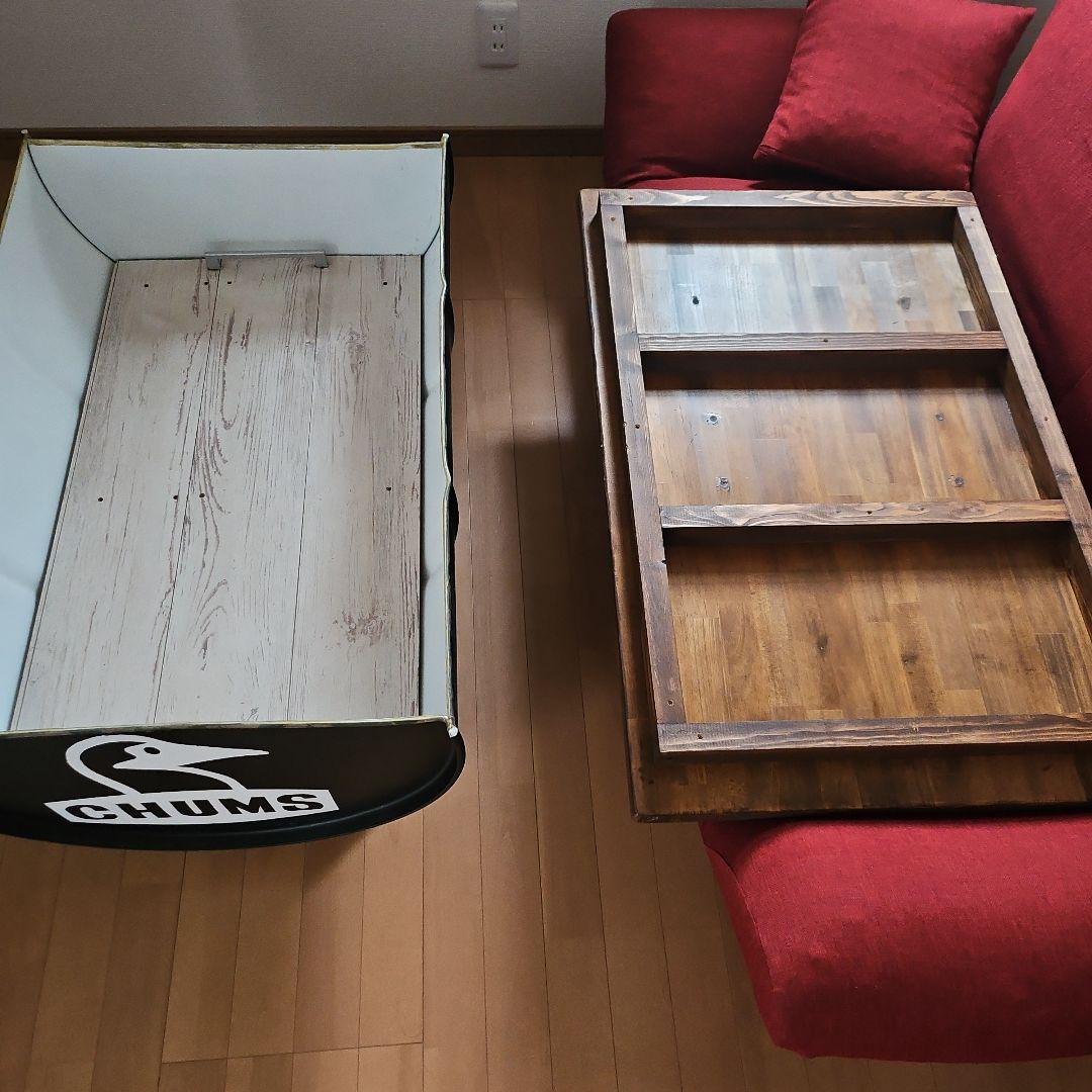 ハンドメイド　 チャムス風　ドラム缶テーブル