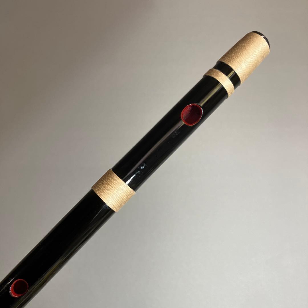 【篠笛七本調子 B菅】ドレミ調　天地糸巻西洋音階 竹笛 和楽器 MR7-136