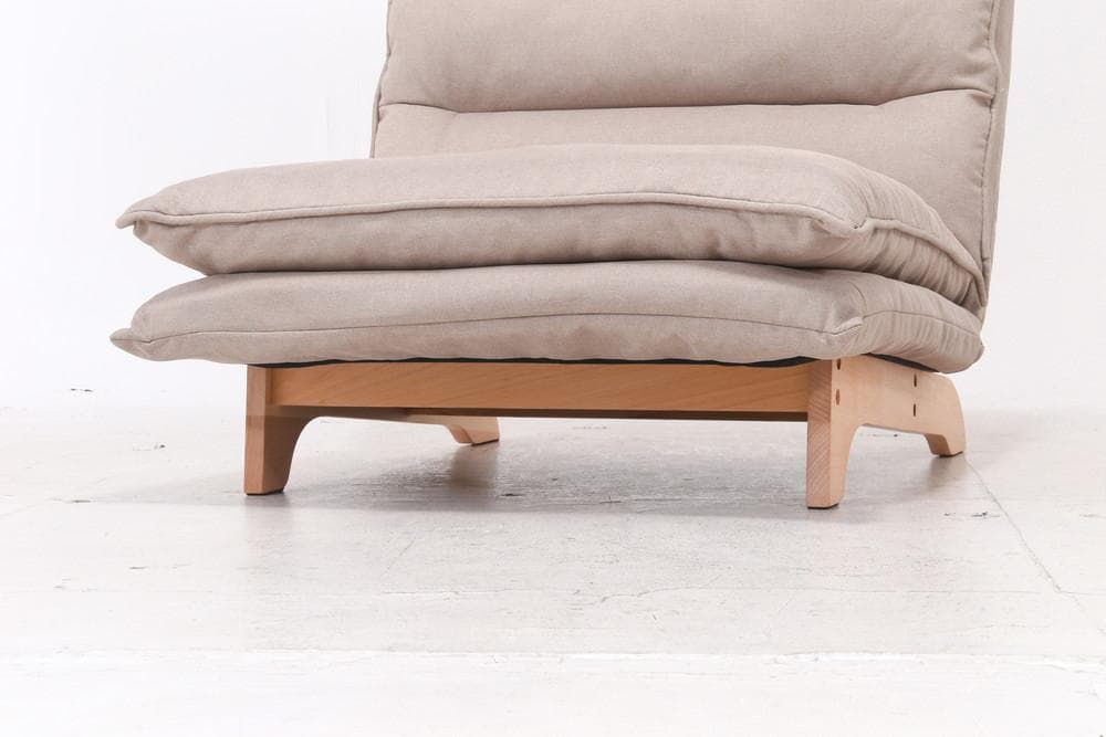 【新品・送料無料】ダブルクッション座椅子　フィット２　１Ｐ　ＢＥ