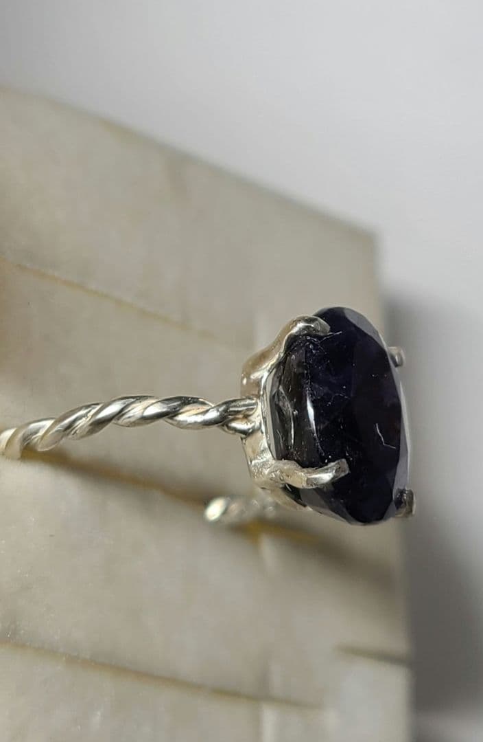 えむえす★非加熱アイオライトサンストーン★リングオーダー