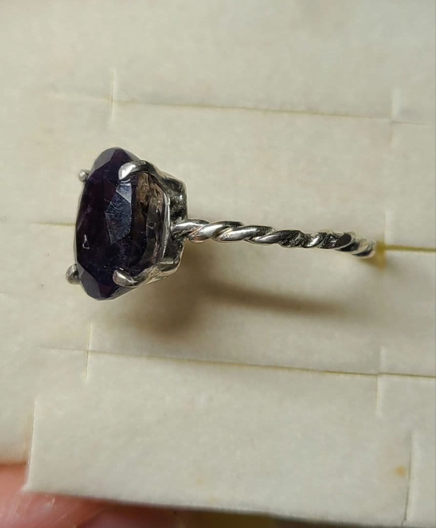 えむえす★非加熱アイオライトサンストーン★リングオーダー