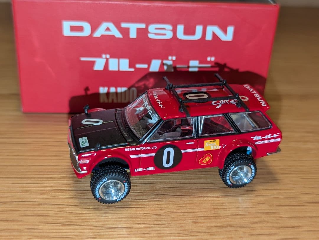 MINIGT 街道ハウス　DATSUN KAIDO 510 WAGON　チェイス