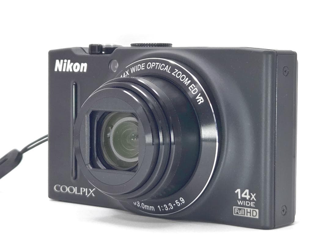 ニコン　Nikon COOLPIX S8200 ブラック《元箱&純正ケース付属》