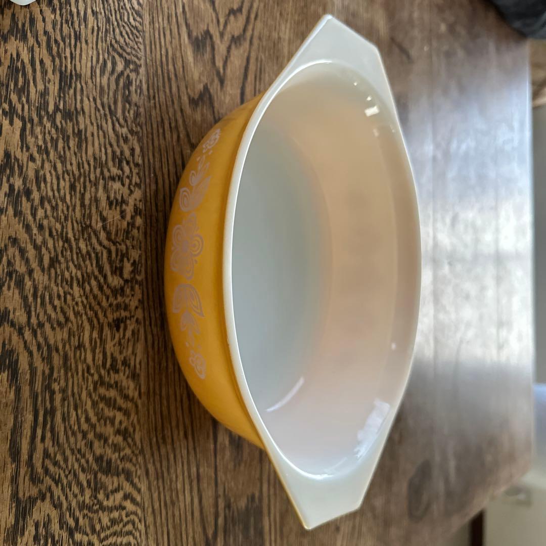 OLD PYREX 耐熱ボール　蓋付き