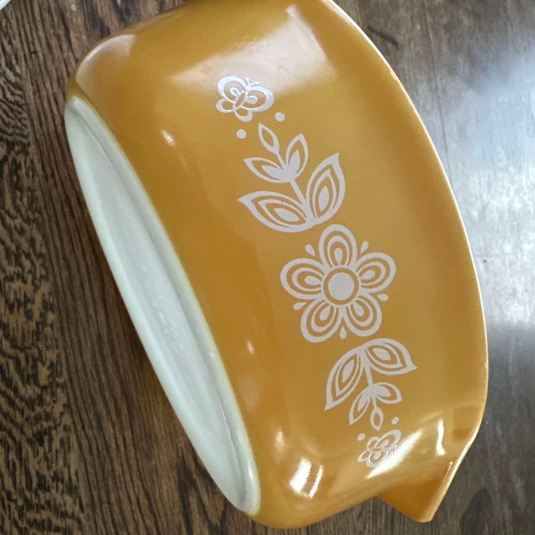 OLD PYREX 耐熱ボール　蓋付き