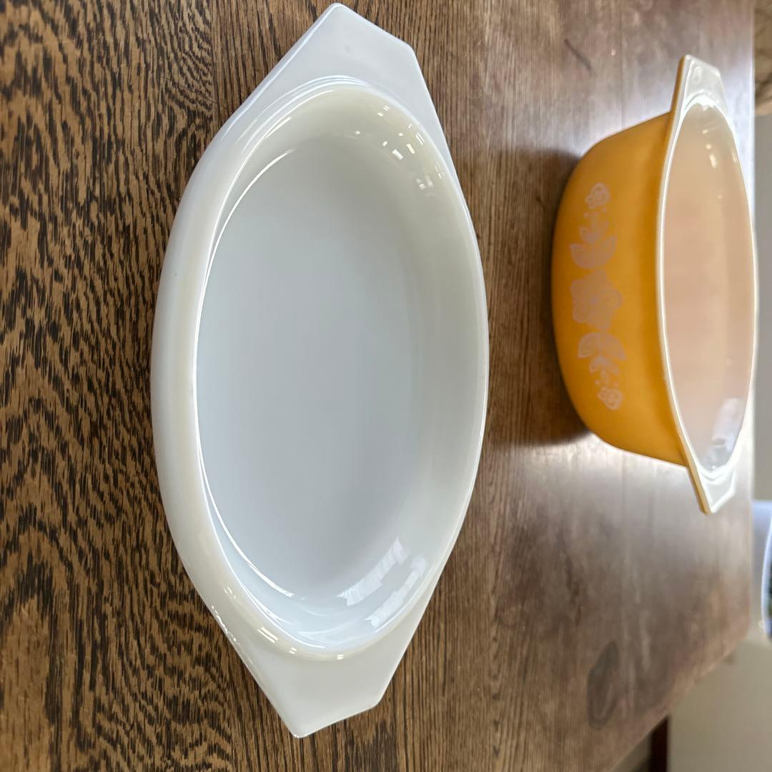 OLD PYREX 耐熱ボール　蓋付き