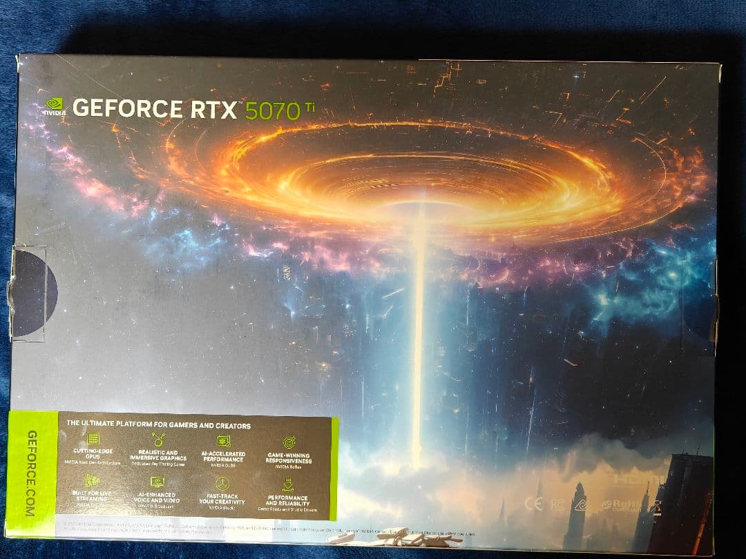 【極美品】玄人志向 GARAKURO GeForce RTX 5070Ti
