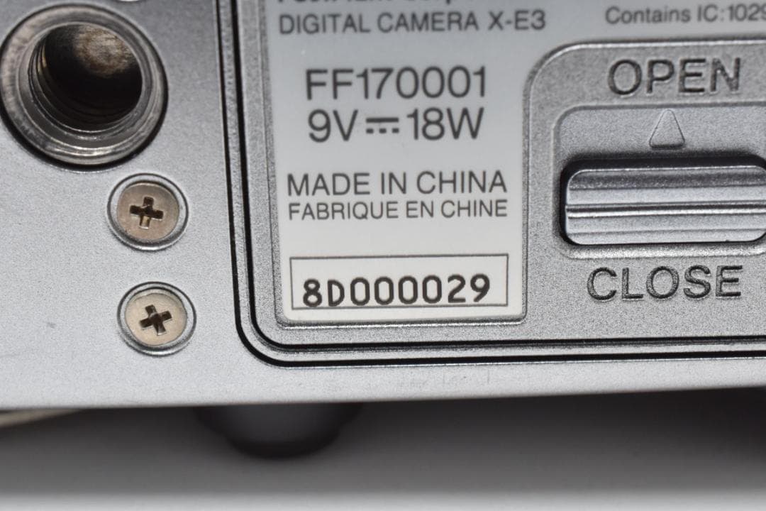 ★極美品★フジフイルム FUJIFILM X-E3 シルバー #1751