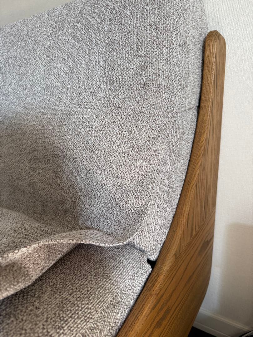 【美品】ジャーナルスタンダードファニチャー ハビタソファベッド カバー付 グレー