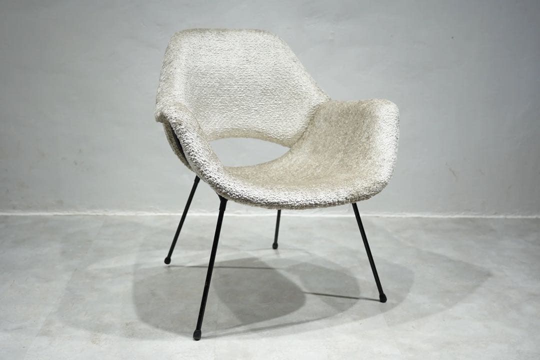 フランス　ビンテージ　アームチェア　60s’ 1人掛け椅子　アイアン