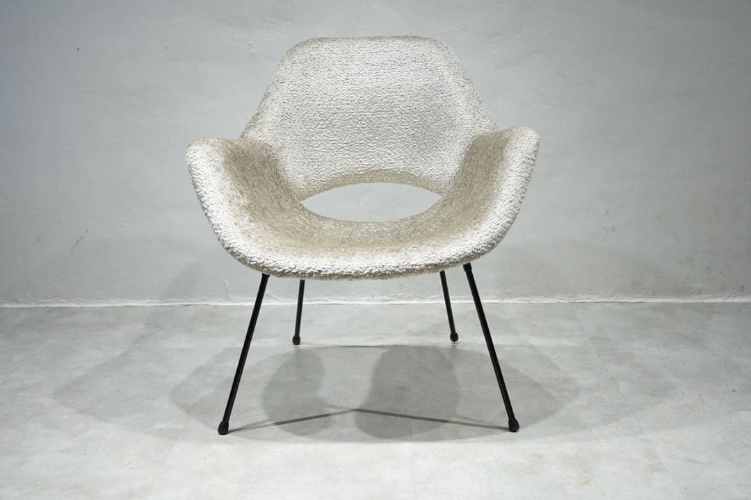 フランス　ビンテージ　アームチェア　60s’ 1人掛け椅子　アイアン