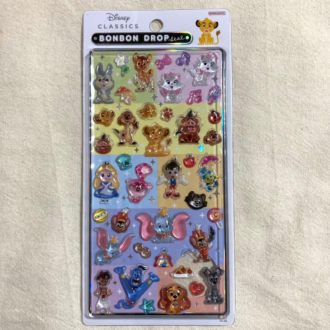 正規品　ディズニー　ボンボンドロップシール　クラシック　ズートピア　プリンセス
