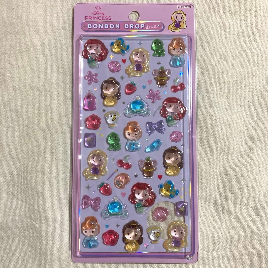 正規品　ディズニー　ボンボンドロップシール　クラシック　ズートピア　プリンセス