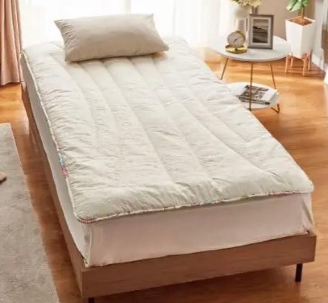 モリリン【メルティーリッチダウン】ほこりが出にくい防ダニ・ふわもち敷きパッドSW