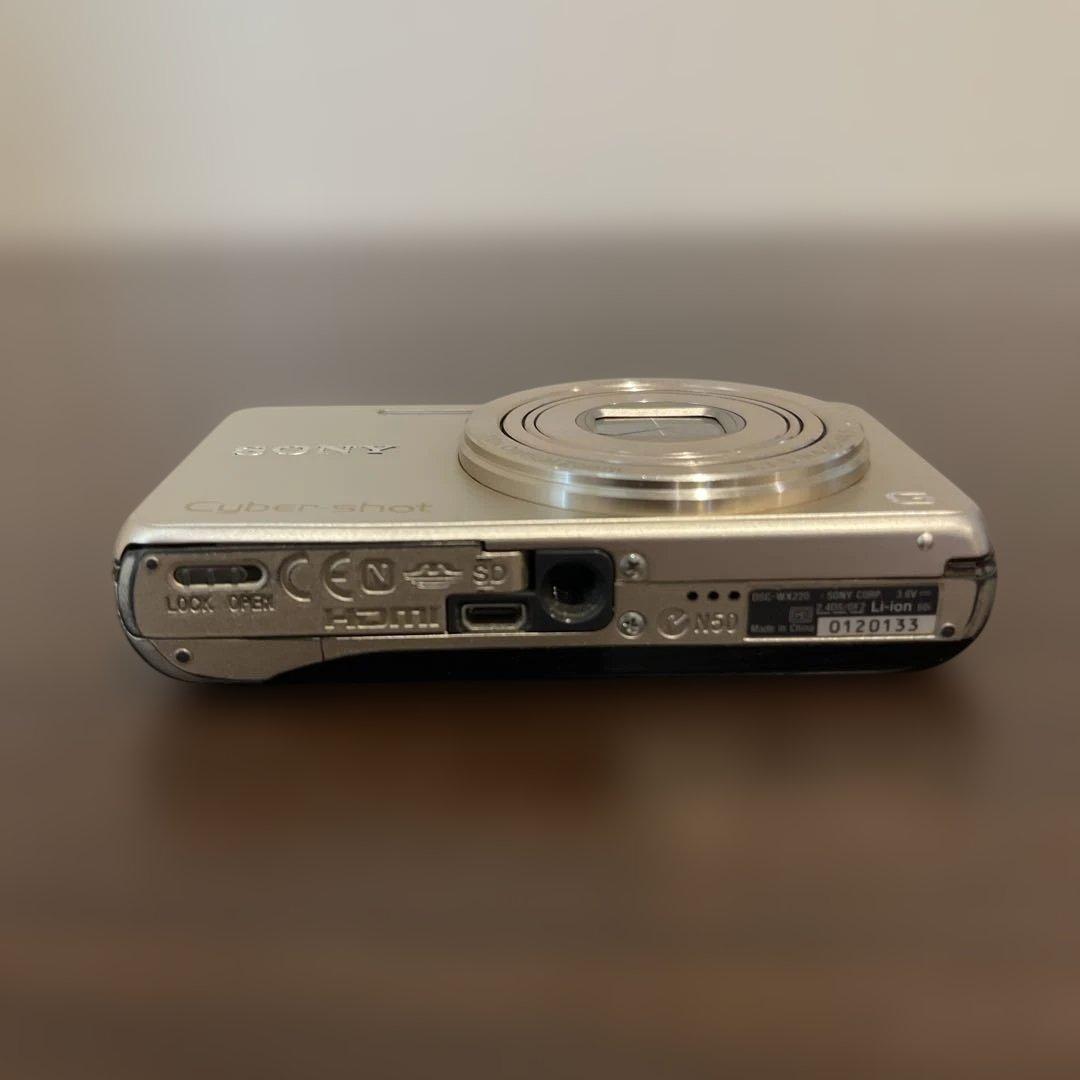 4443 Sony ソニー Cyber-shot WX220 ゴールド