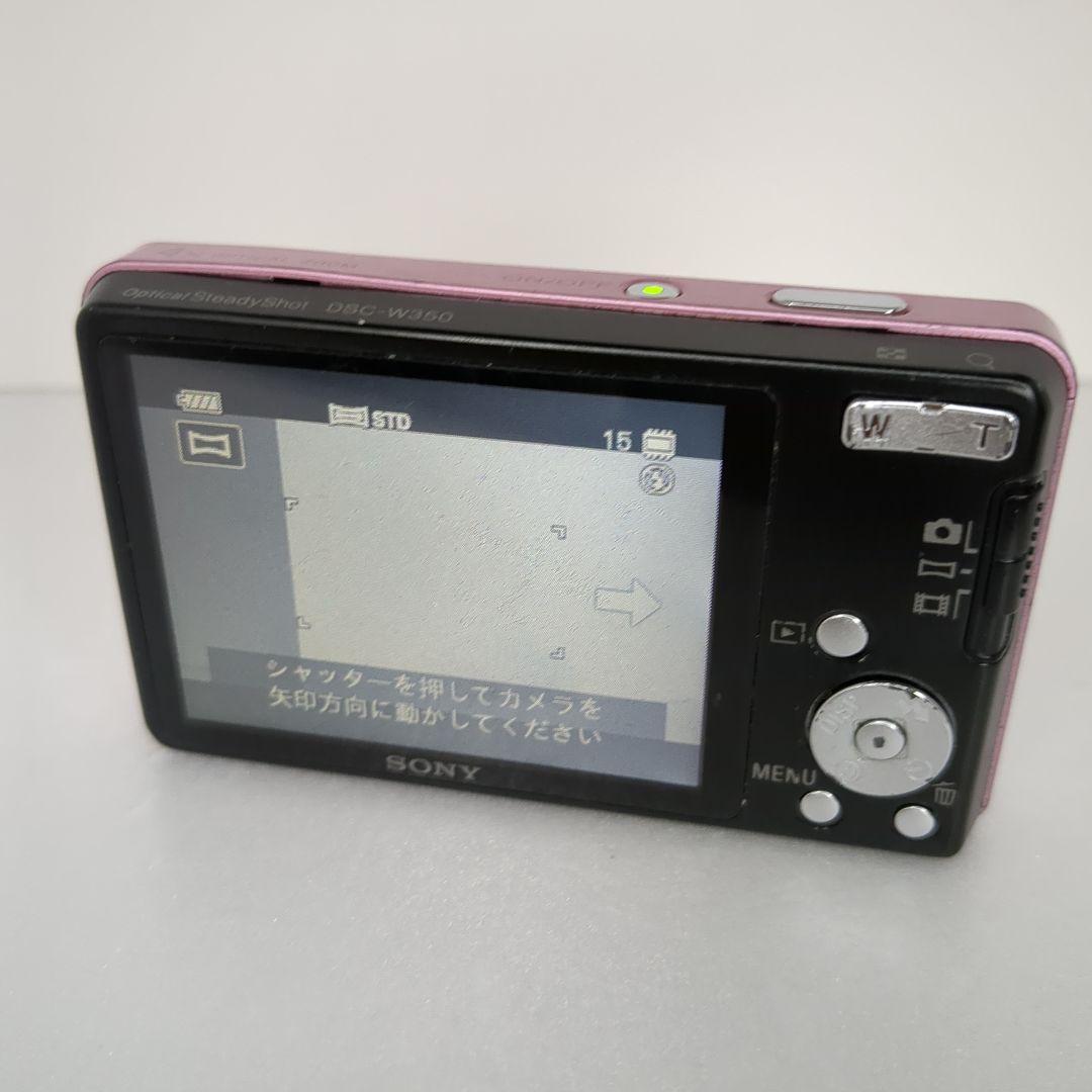 ジャンク SONY Cyber-shot DSC W350 ピンク