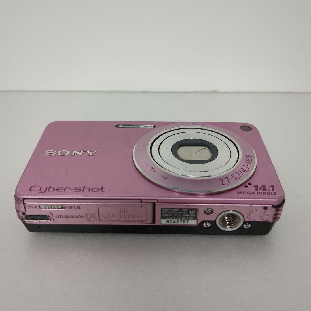 ジャンク SONY Cyber-shot DSC W350 ピンク