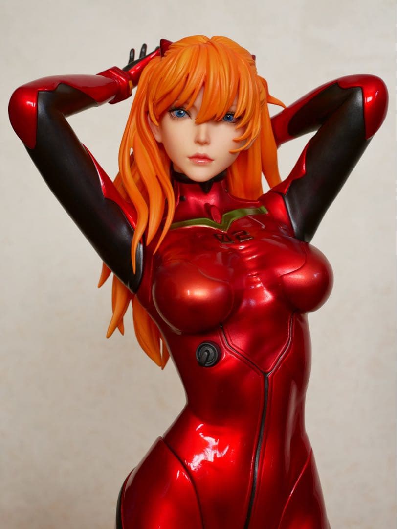 ☆EX アスカ ラングレー 1/4 一部シリコン エヴァンゲリオン フィギュア