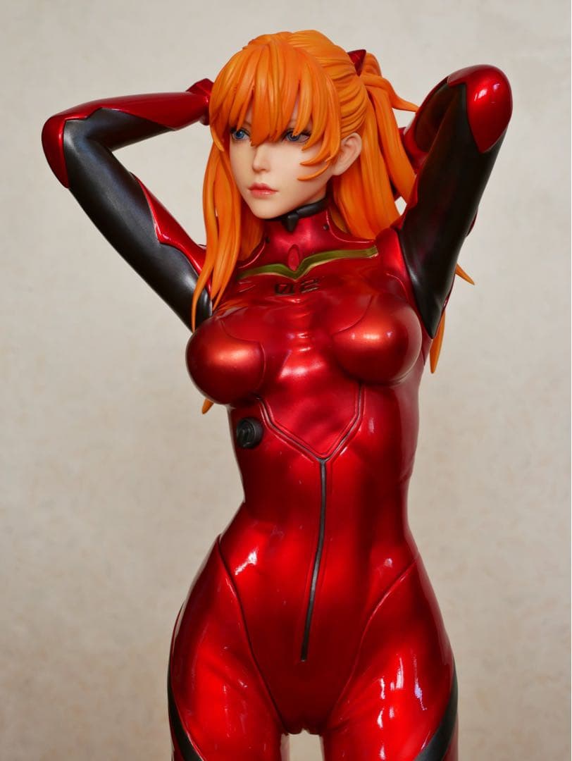 ☆EX アスカ ラングレー 1/4 一部シリコン エヴァンゲリオン フィギュア