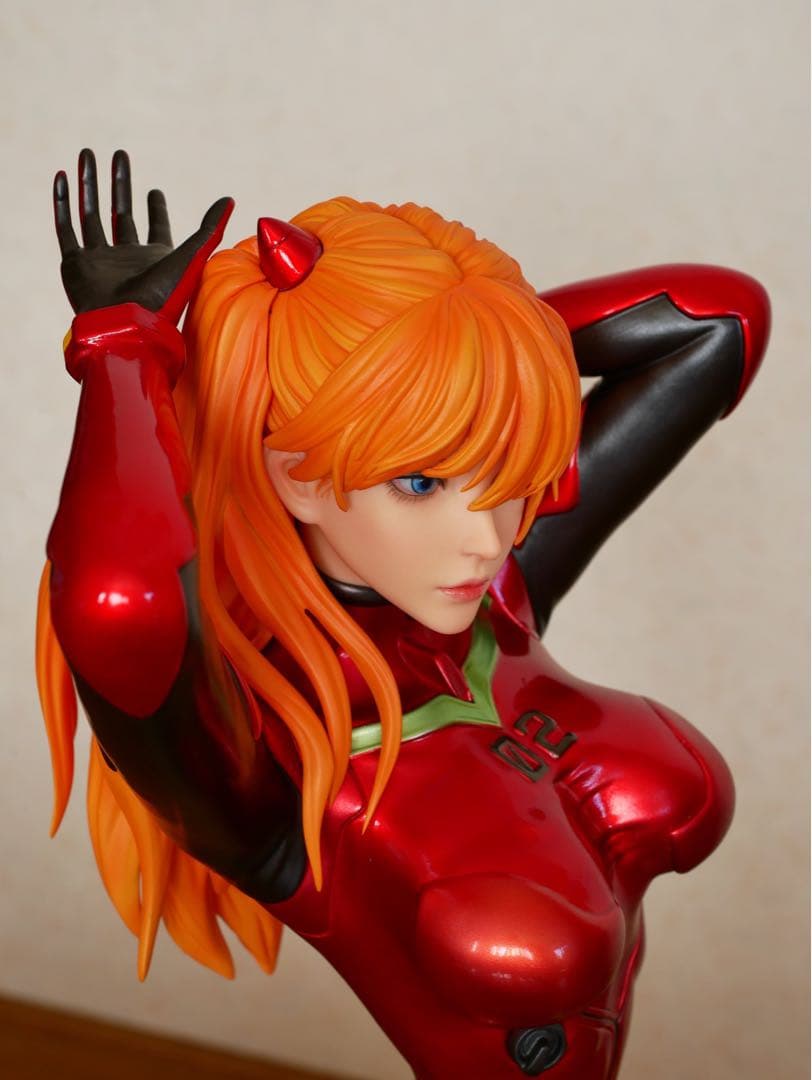 ☆EX アスカ ラングレー 1/4 一部シリコン エヴァンゲリオン フィギュア
