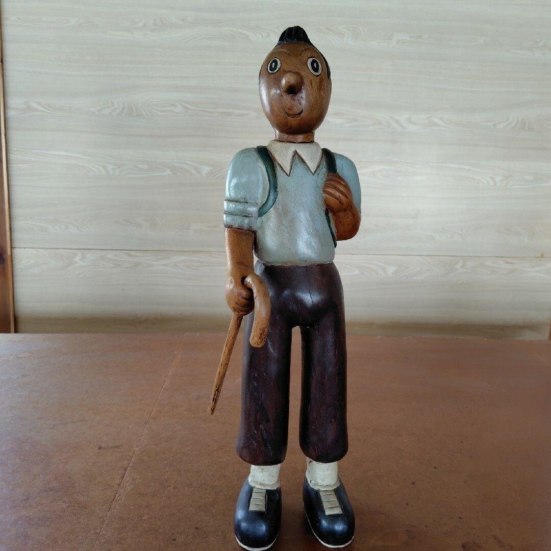 無垢木製アンティークフランス製人形