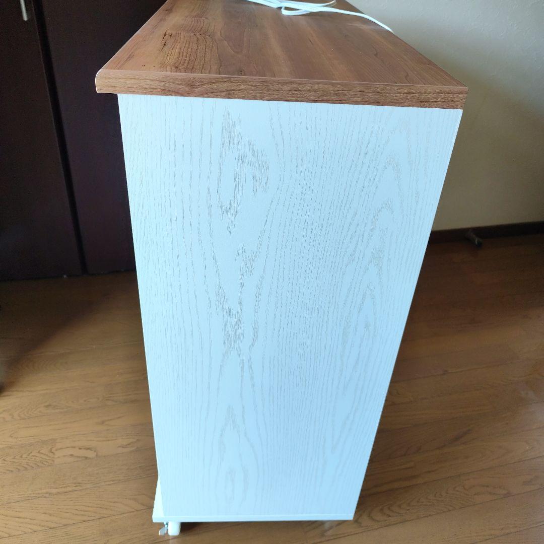 ホワイト木目調キッチンボード