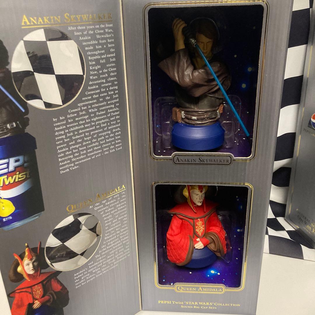 スターウォーズ　ペプシ　サウンドビッグキャップ　ボトルキャップ　フィギュア