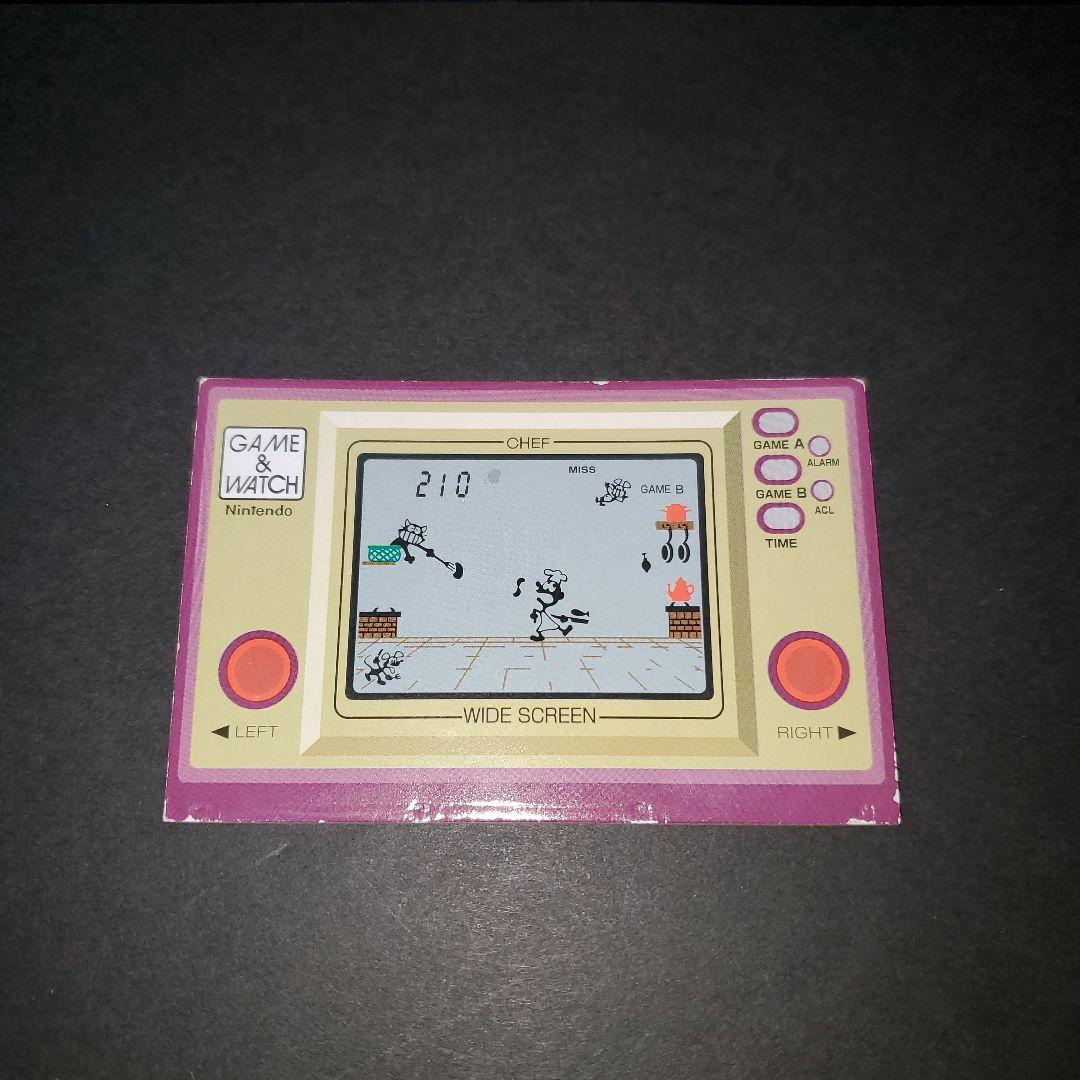 任天堂 Nintendo ゲーム＆ウォッチビネット シェフ