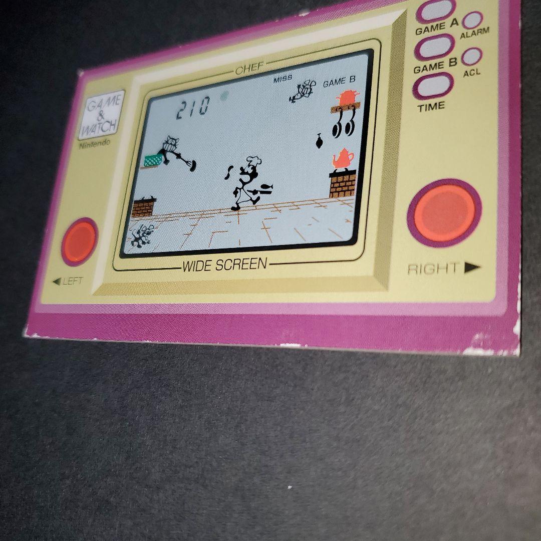 任天堂 Nintendo ゲーム＆ウォッチビネット シェフ