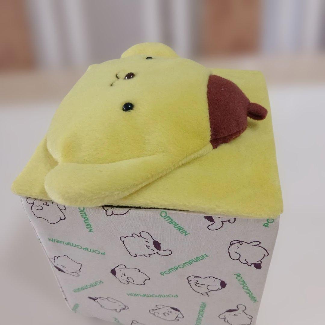 サンリオ　ポムポムプリン　箱　ぬいぐるみ　マスコット　平成レトロ　　SEGA