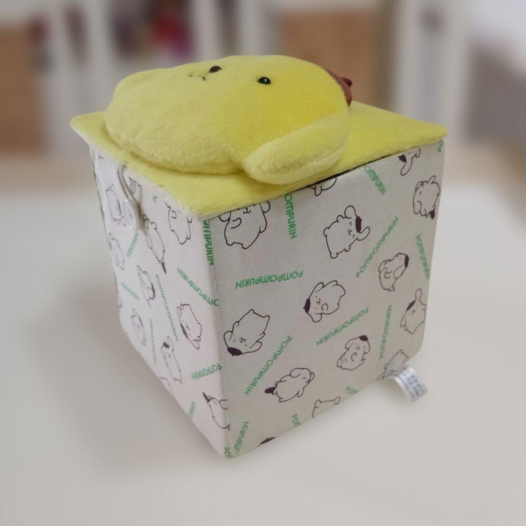 サンリオ　ポムポムプリン　箱　ぬいぐるみ　マスコット　平成レトロ　　SEGA