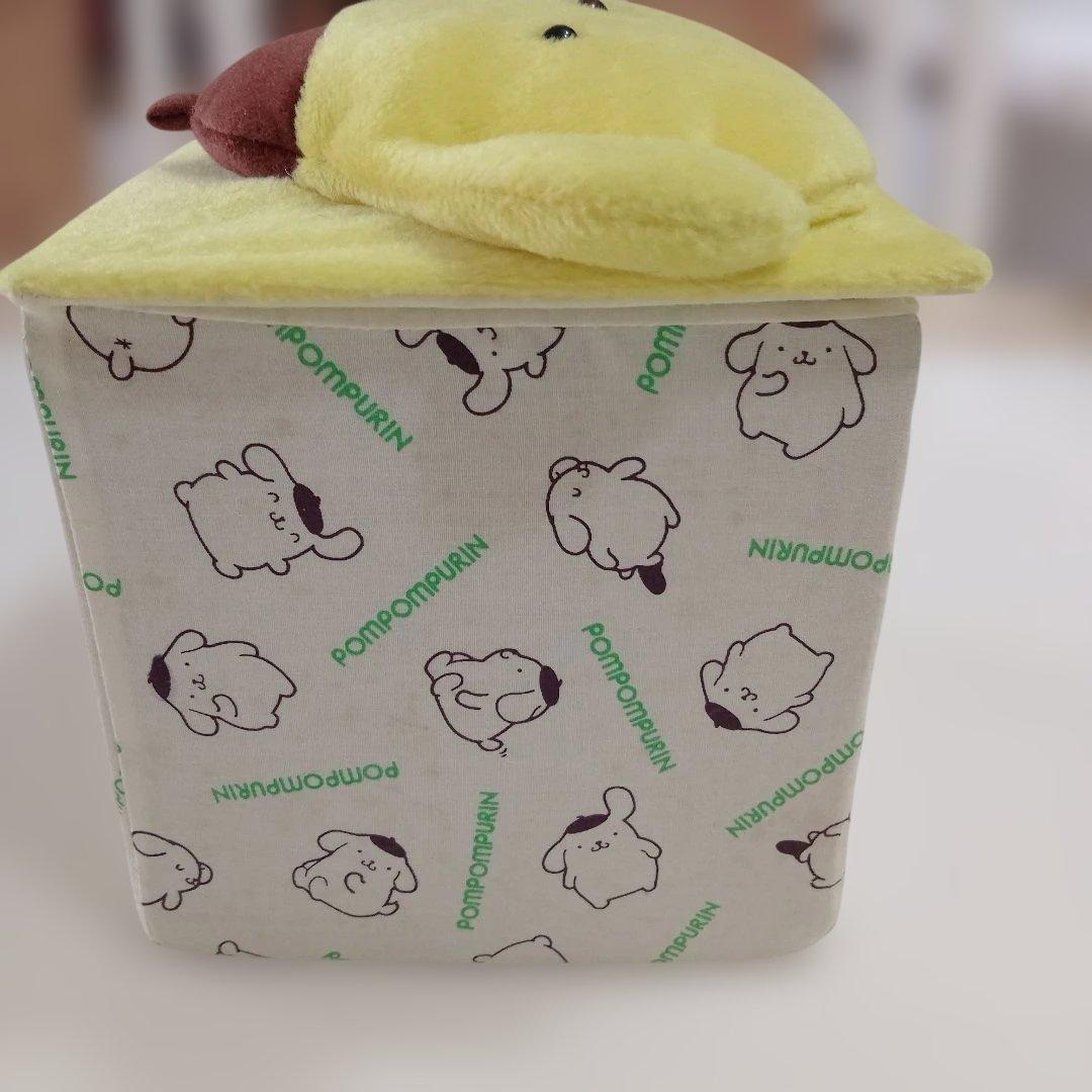 サンリオ　ポムポムプリン　箱　ぬいぐるみ　マスコット　平成レトロ　　SEGA